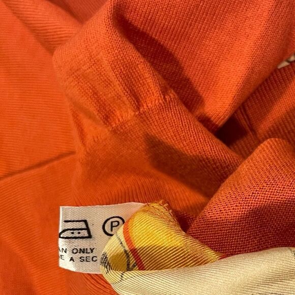 CELINE PARIS Silk & Wool Made in Italy Short Sleeve Top |Size: 42| - Picture 6 of 8